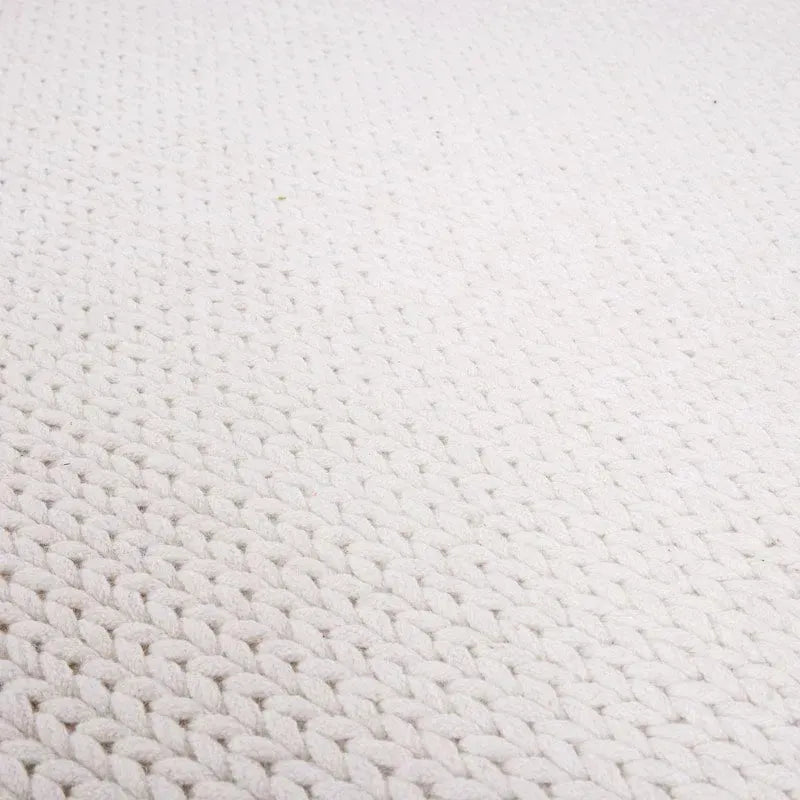 Braids Cream Modern Wool Rug - RugSpot