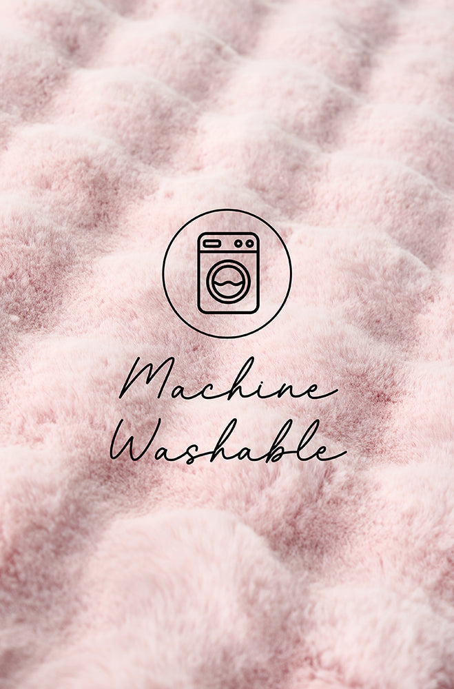 Bubble Blush - Machine Washable Rug - RugSpot