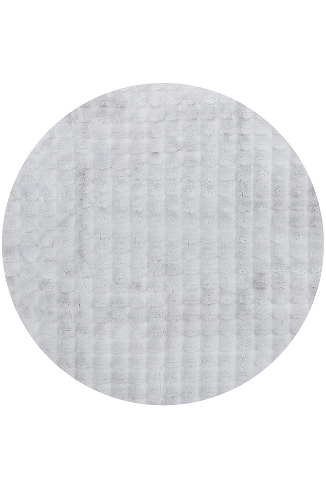 Bubble Silver - Machine Washable Rug - RugSpot