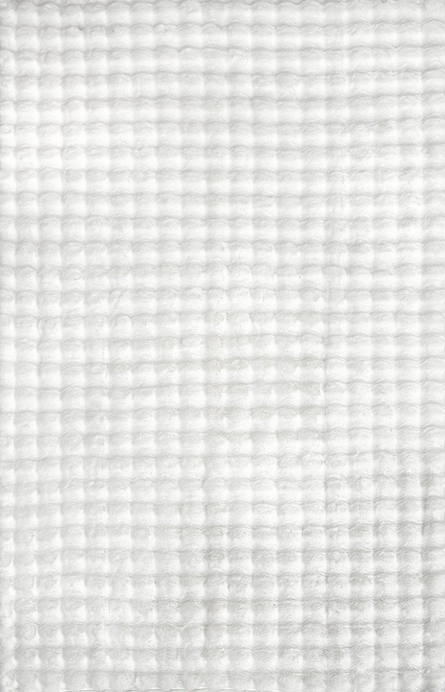 Bubble White - Machine Washable Rug - RugSpot