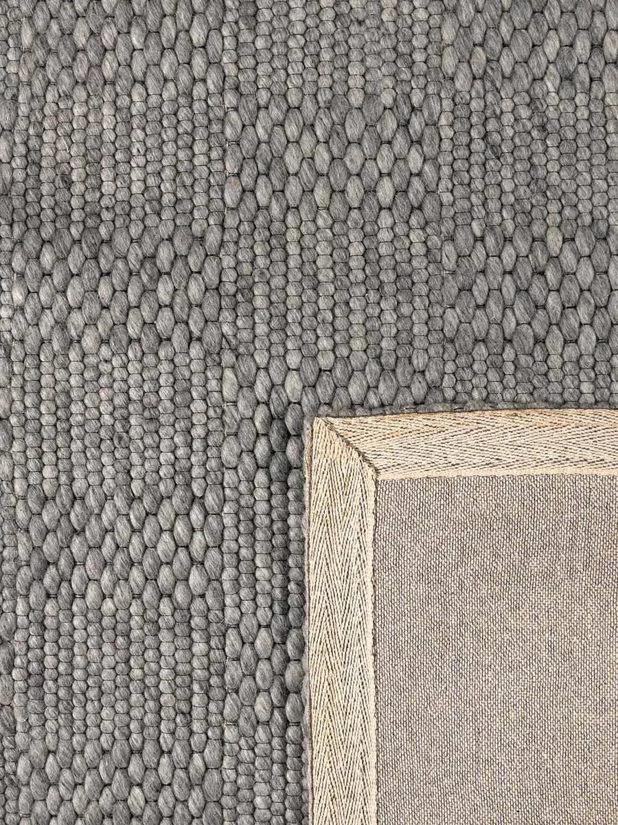 Burberry Grey Modern Wool Rug - RugSpot