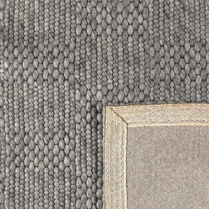 Burberry Grey Modern Wool Rug - RugSpot