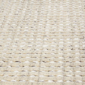 Cable Latte Modern Wool Rug - RugSpot