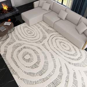 Claude 572 Bone Modern Wool Rug - RugSpot