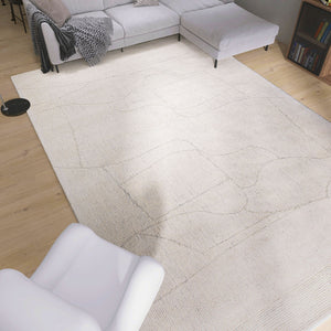 Claude 575 Natural Modern Wool Rug - RugSpot