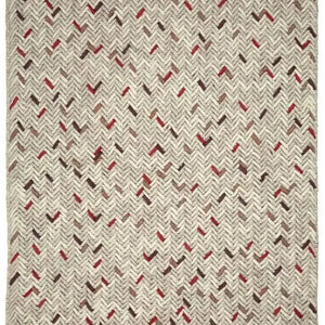 Criss-Cross Multi Modern Wool Rug - RugSpot