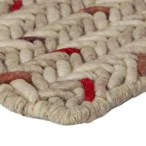 Criss-Cross Multi Modern Wool Rug - RugSpot