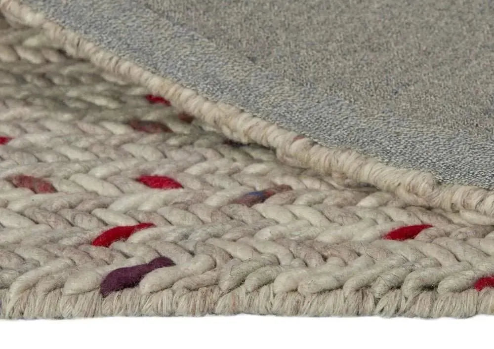 Criss-Cross Multi Modern Wool Rug - RugSpot