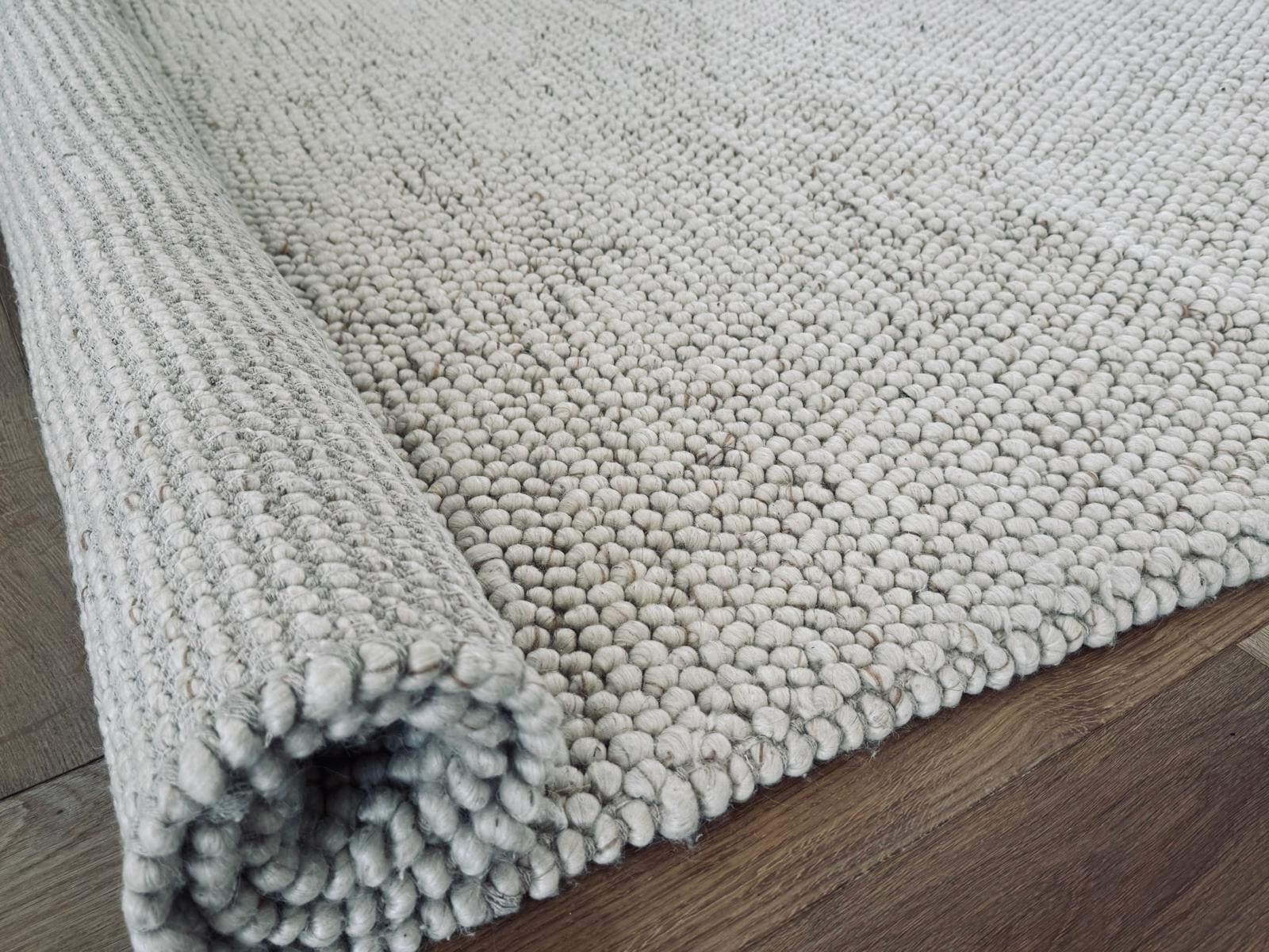 Kohi Noor Grey Wool Rug