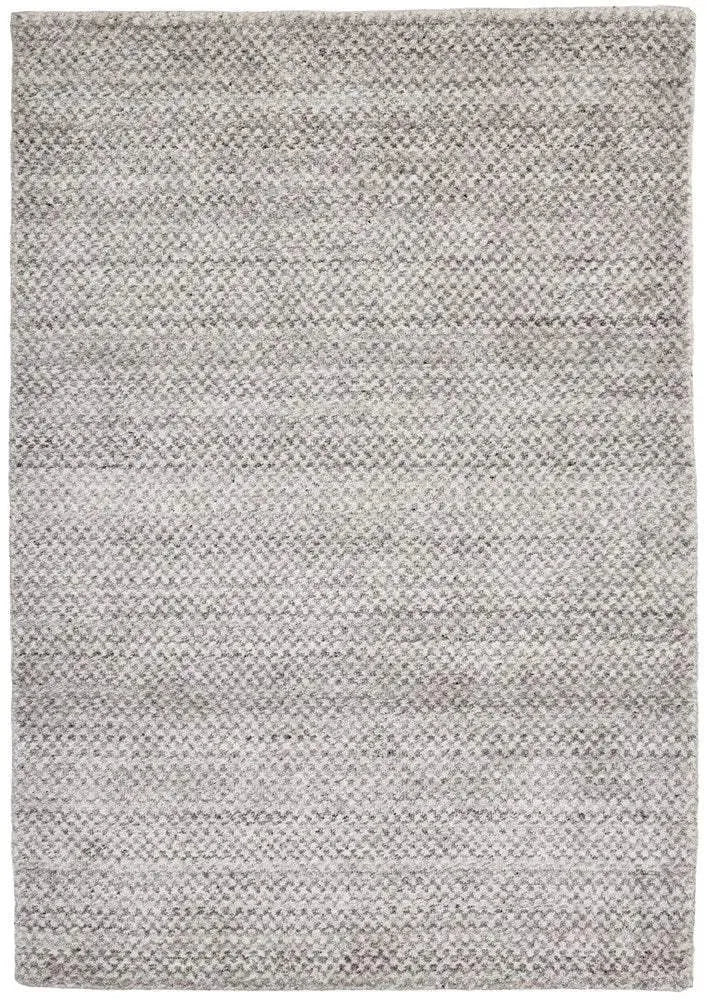 Damas Grey Modern Wool Rug - RugSpot