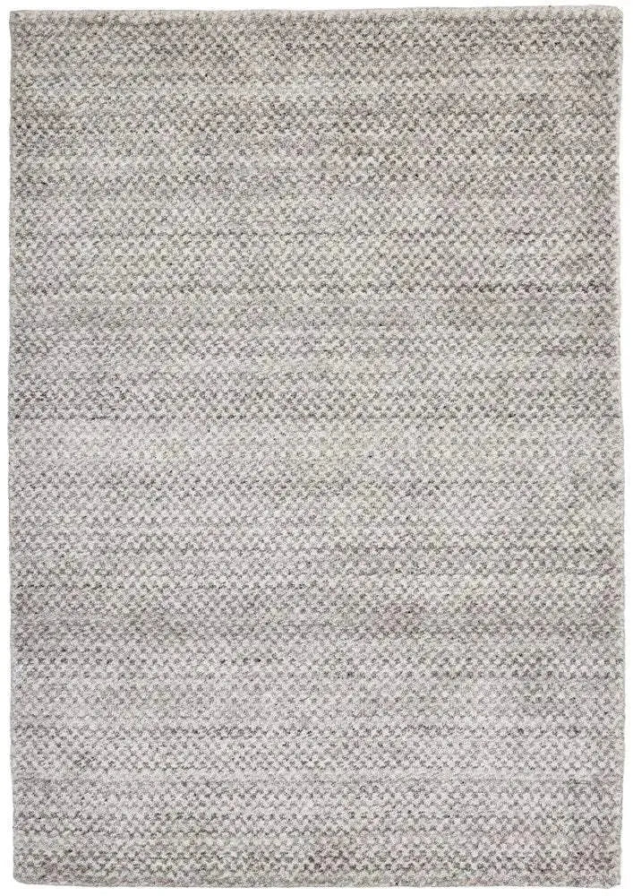 Damas Grey Modern Wool Rug - RugSpot