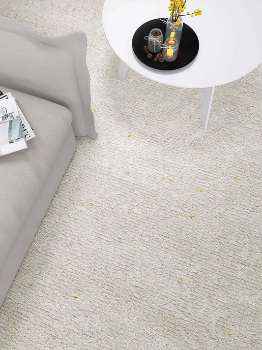 Dreaming Beige Modern Wool Rug - RugSpot