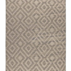 Ella 127 Beige Modern Wool Rug - RugSpot