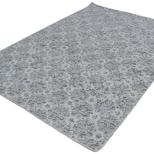 Ella 129 Silver Modern Wool Rug - RugSpot