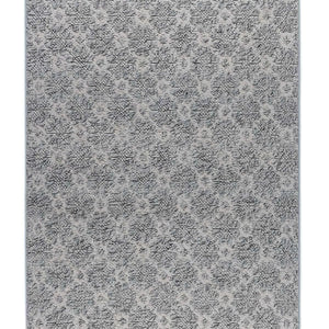 Ella 129 Silver Modern Wool Rug - RugSpot