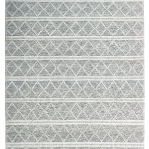 Ella 346 White Modern Wool Rug - RugSpot