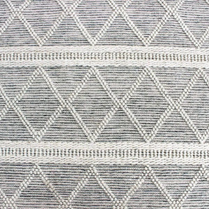 Ella 346 White Modern Wool Rug - RugSpot