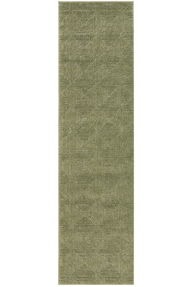 Envy Shilo Green Runner Rug - RugSpot