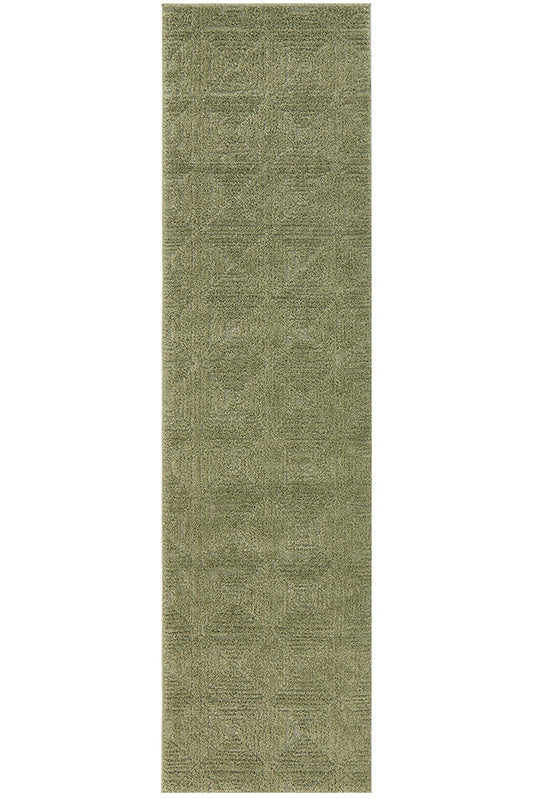 Envy Shilo Green Runner Rug - RugSpot