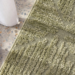 Envy Shilo Green Runner Rug - RugSpot