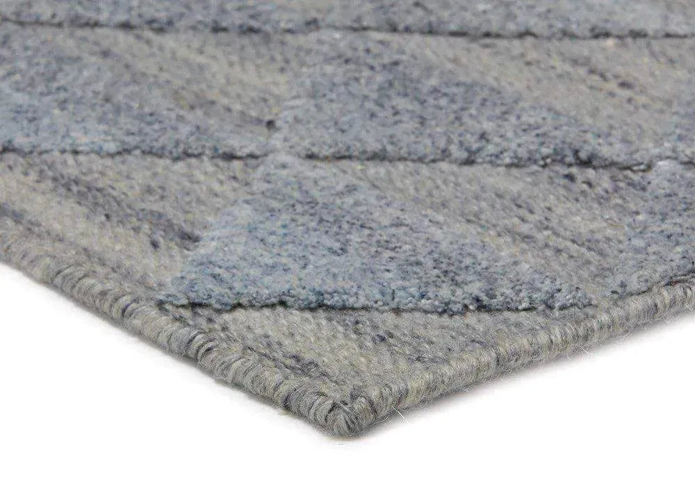 Estelle Peaks Cloud Modern Silk Rug - RugSpot