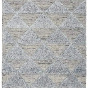 Estelle Peaks Cloud Modern Silk Rug - RugSpot