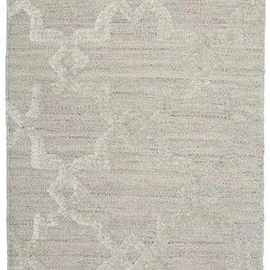 Estelle Trellis Pearl Modern Silk Rug