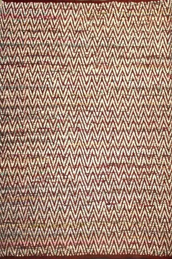 Eva Red Modern Rug - RugSpot