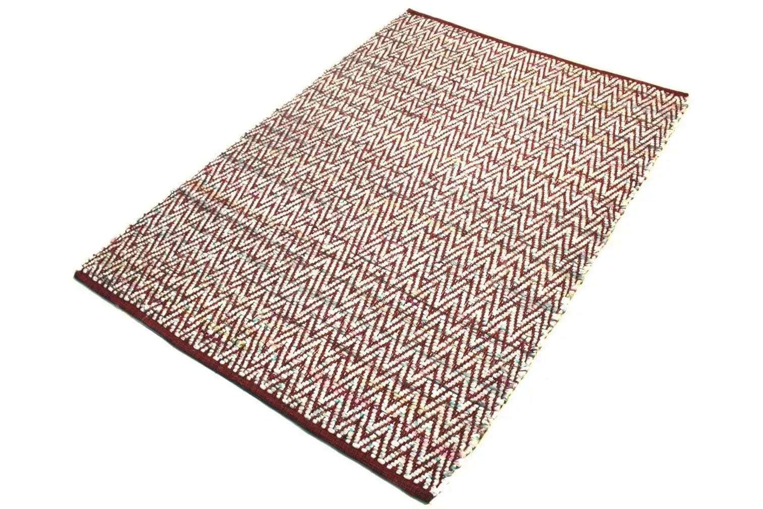 Eva Red Modern Rug - RugSpot