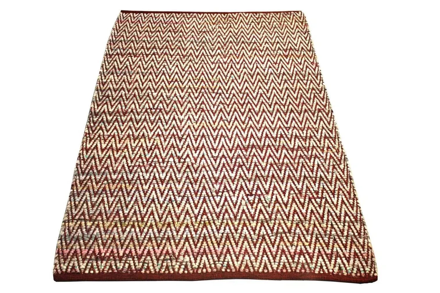 Eva Red Modern Rug - RugSpot