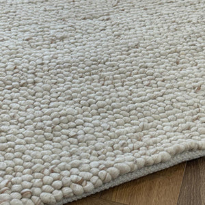 Kohi Noor Cream Wool Rug