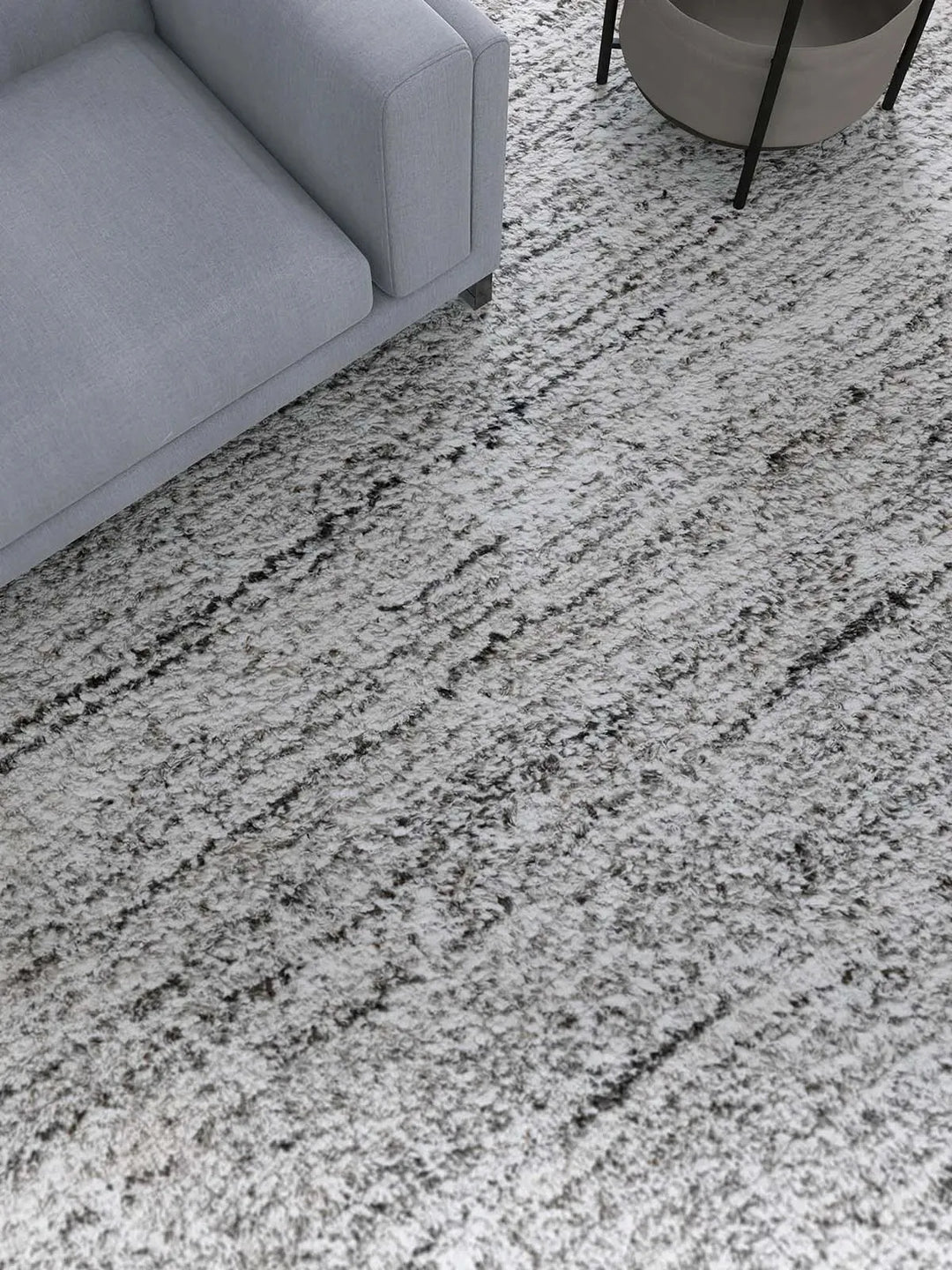 Florence Grey Shaggy Rug - RugSpot