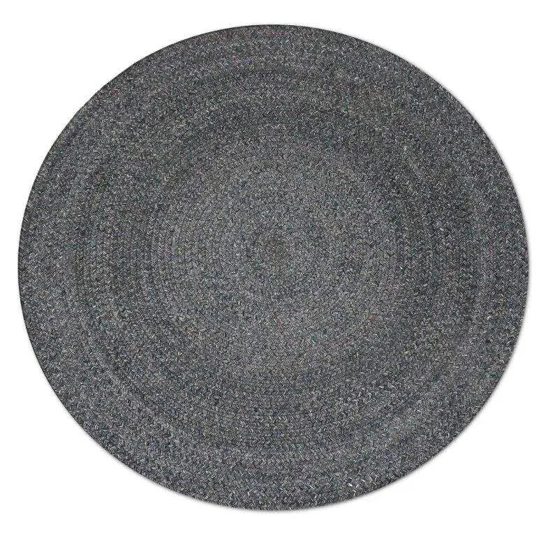 Fortuna Charcoal Round Rug - RugSpot