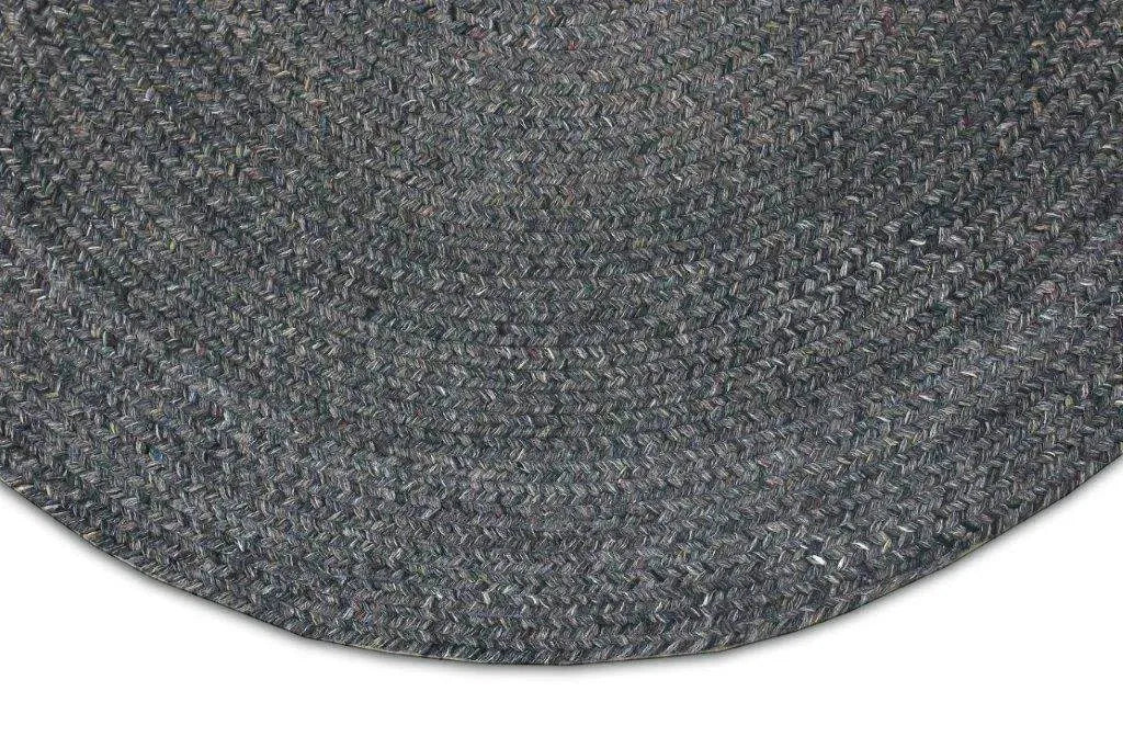 Fortuna Charcoal Round Rug - RugSpot