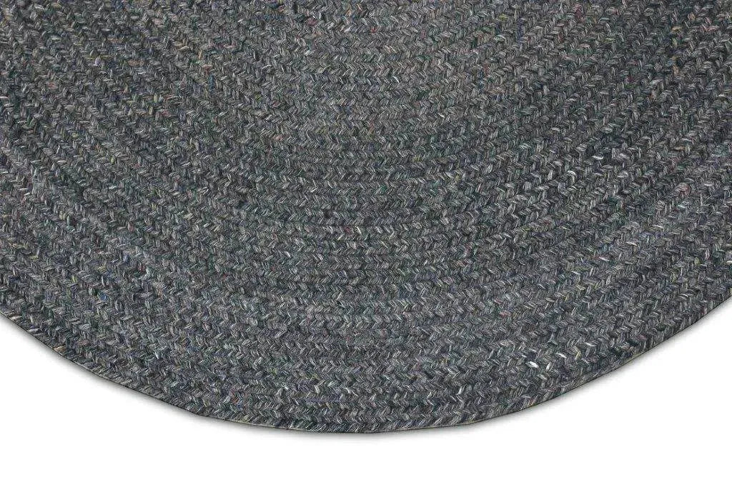 Fortuna Charcoal Round Rug - RugSpot