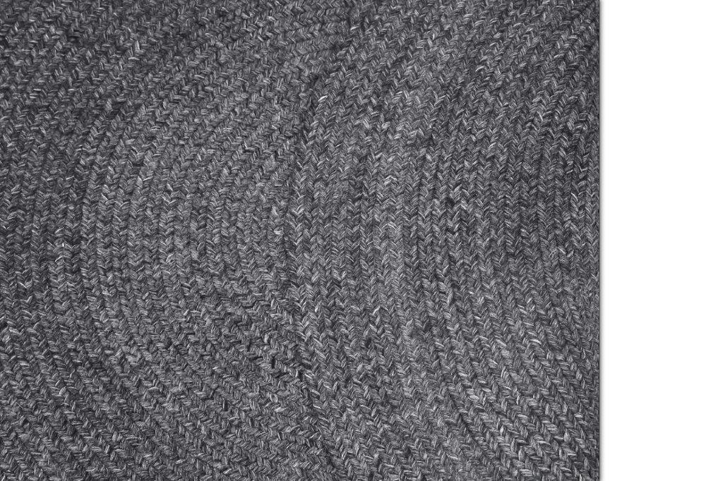 Fortuna Charcoal Round Rug - RugSpot