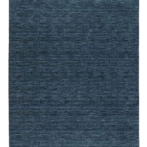 Grass-weave Blue Wool Rug - RugSpot