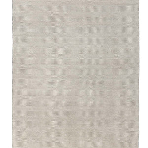 Grass-weave Bone Wool Rug - RugSpot