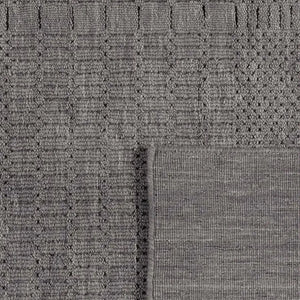 Grass-weave Grey Wool Rug - RugSpot