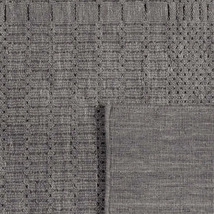 Grass-weave Grey Wool Rug - RugSpot