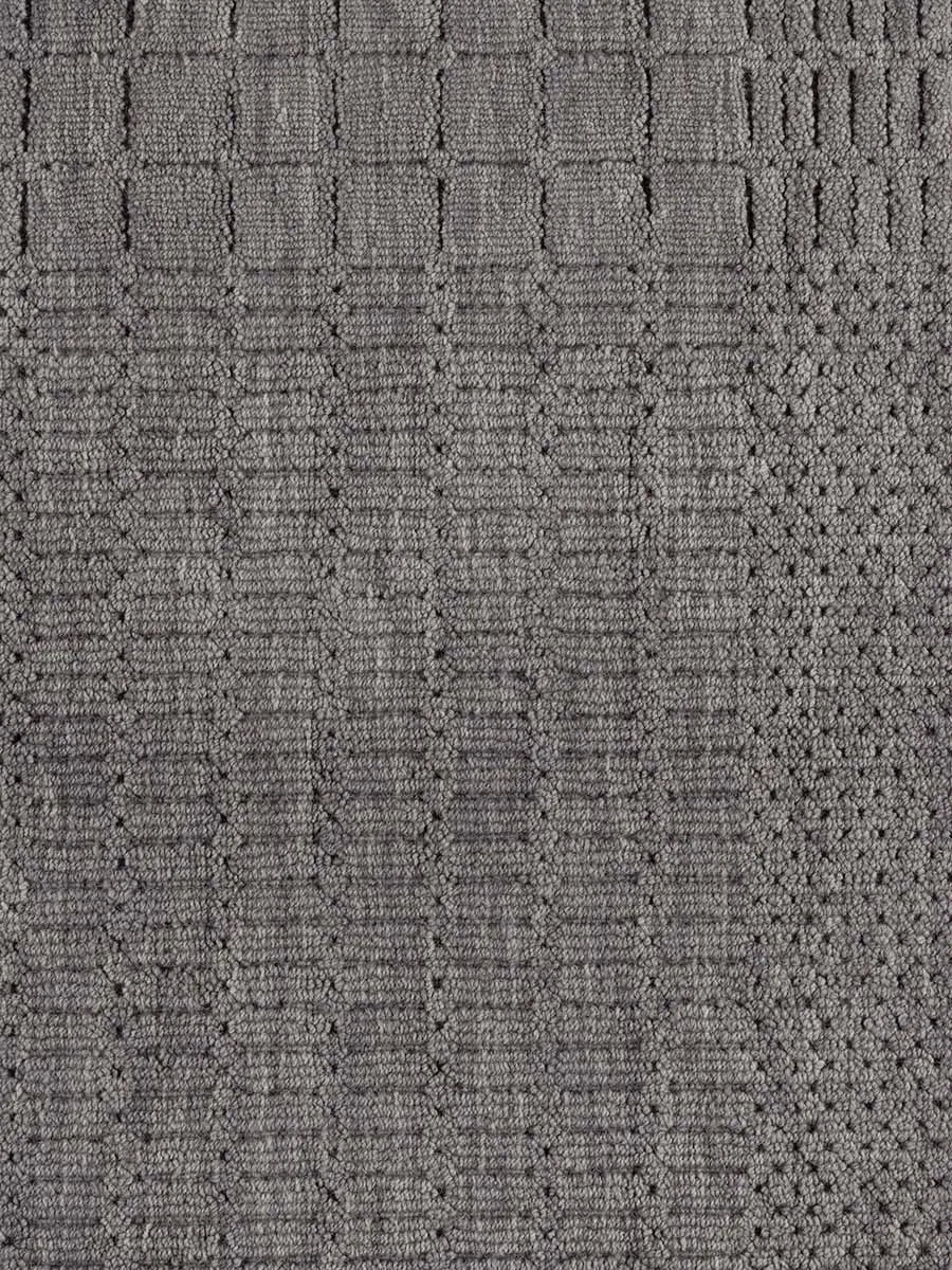 Grass-weave Grey Wool Rug - RugSpot