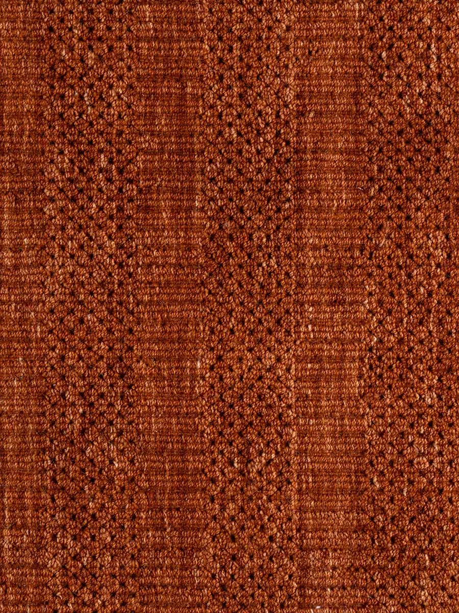 Grass-weave Terracotta Wool Rug - RugSpot