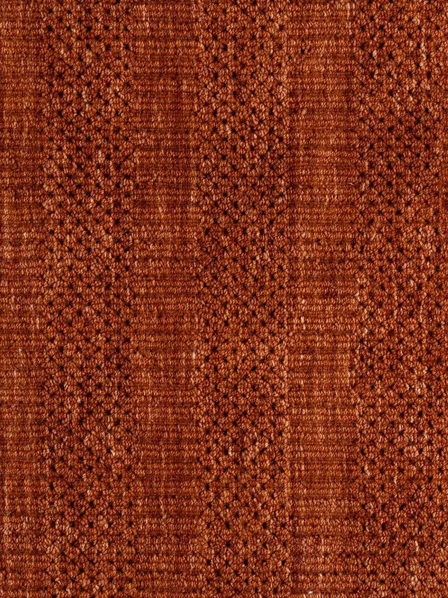 Grass-weave Terracotta Wool Rug - RugSpot