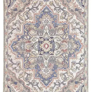 Heritage 330 Grey Traditional Wool Rug - RugSpot