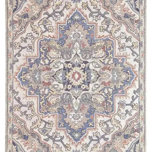 Heritage 330 Grey Traditional Wool Rug - RugSpot