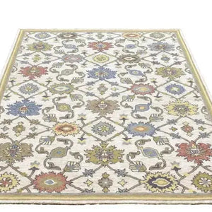 Heritage 458 Cream Traditional Wool Rug - RugSpot