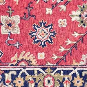 Heritage 640 Red Traditional Wool Rug - RugSpot