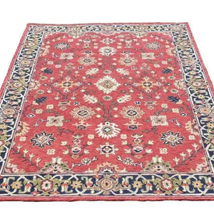 Heritage 640 Red Traditional Wool Rug - RugSpot