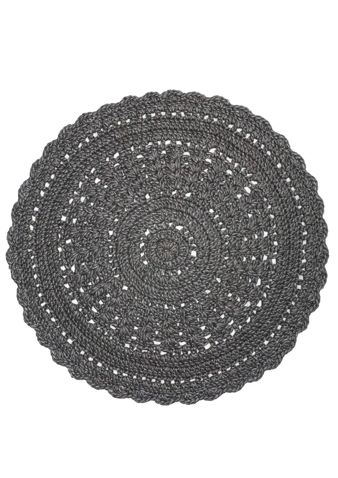 Hooks Modern Wool Round Rug - RugSpot