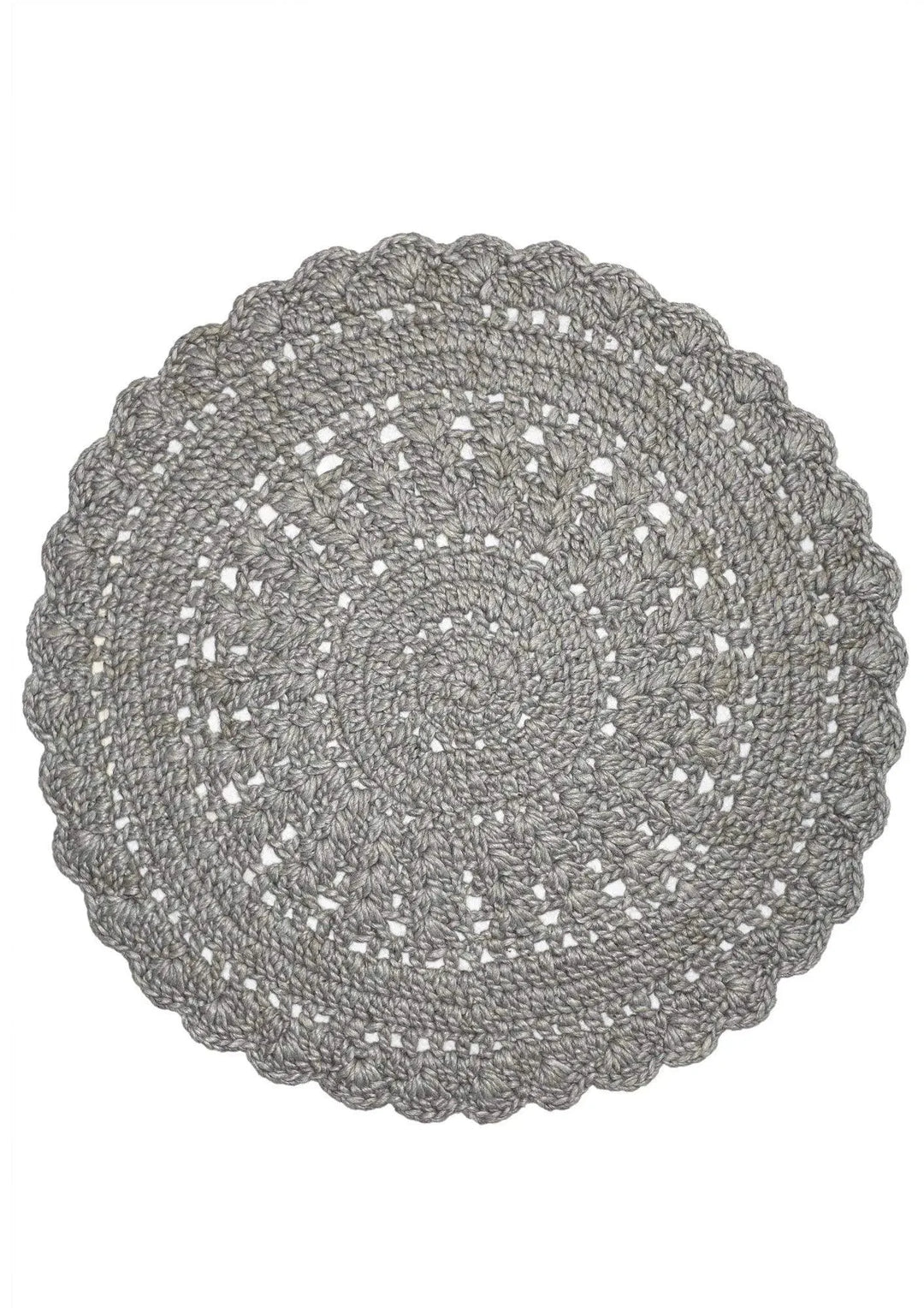 Hooks Modern Wool Round Rug - RugSpot